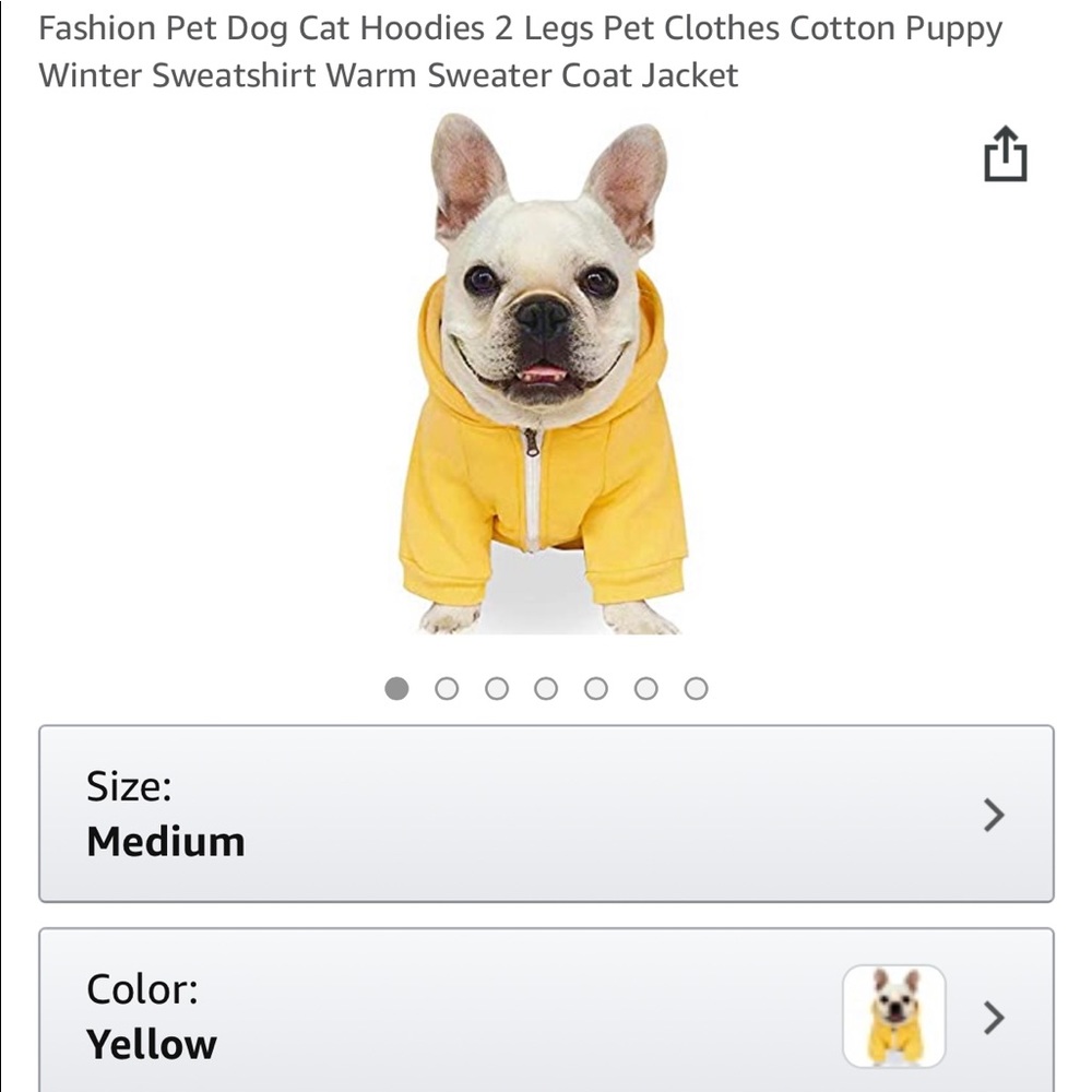 Yellow puppy hoodie